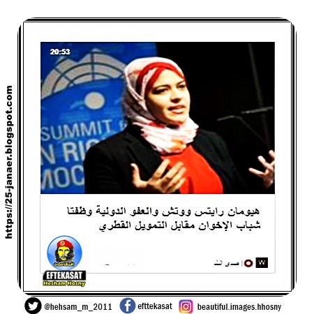 داليا بزيادة : هيومان رايتس ووتش والعفو الدولية وظفتا شباب الإخوان مقابل التمويل القطري