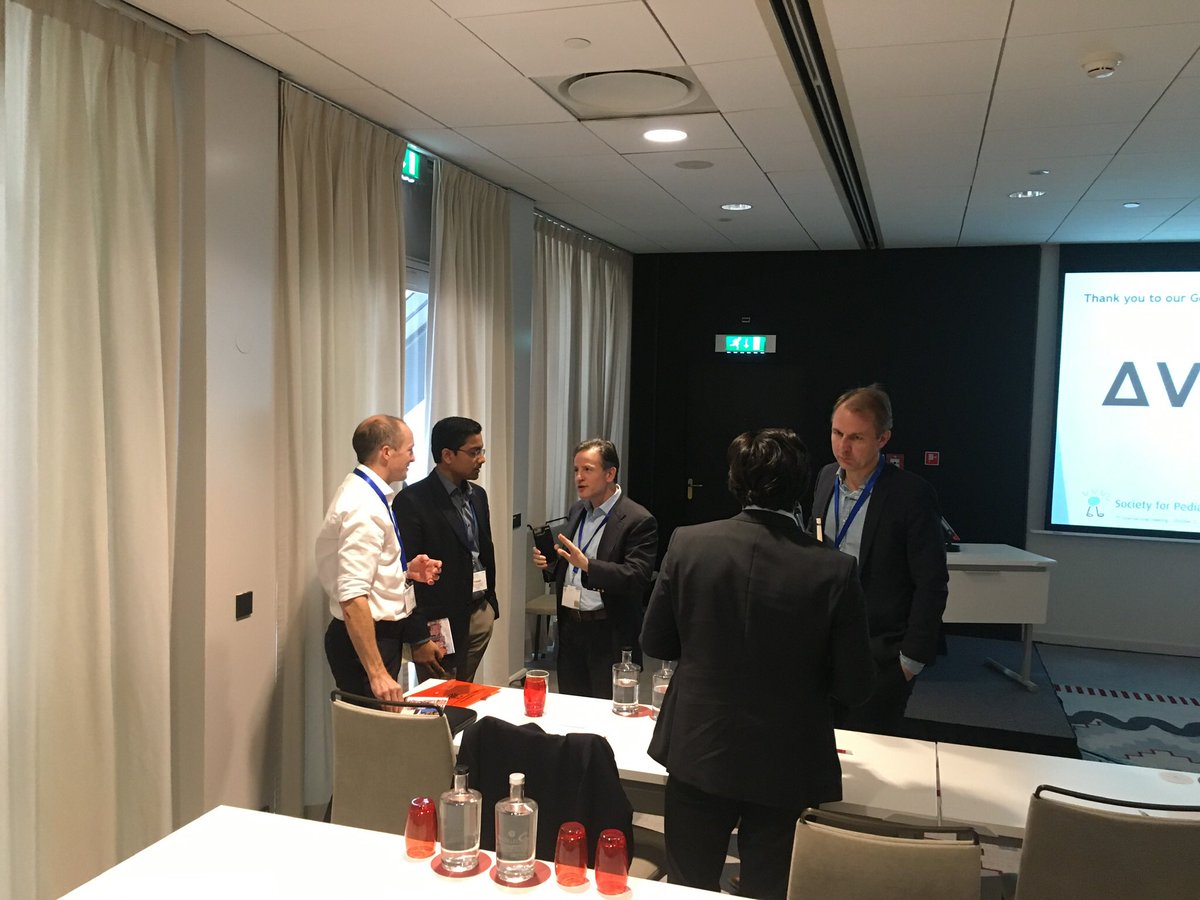 #RT @socpedsir: #SPIR2019 was not just about didactic content. Meeting international colleagues & exchanging ideas was just as important. Here @DrAdamRennie, @DanMeila and other #PedsIR #NeuroIRad are in deep discussion about challenges of and techniques…