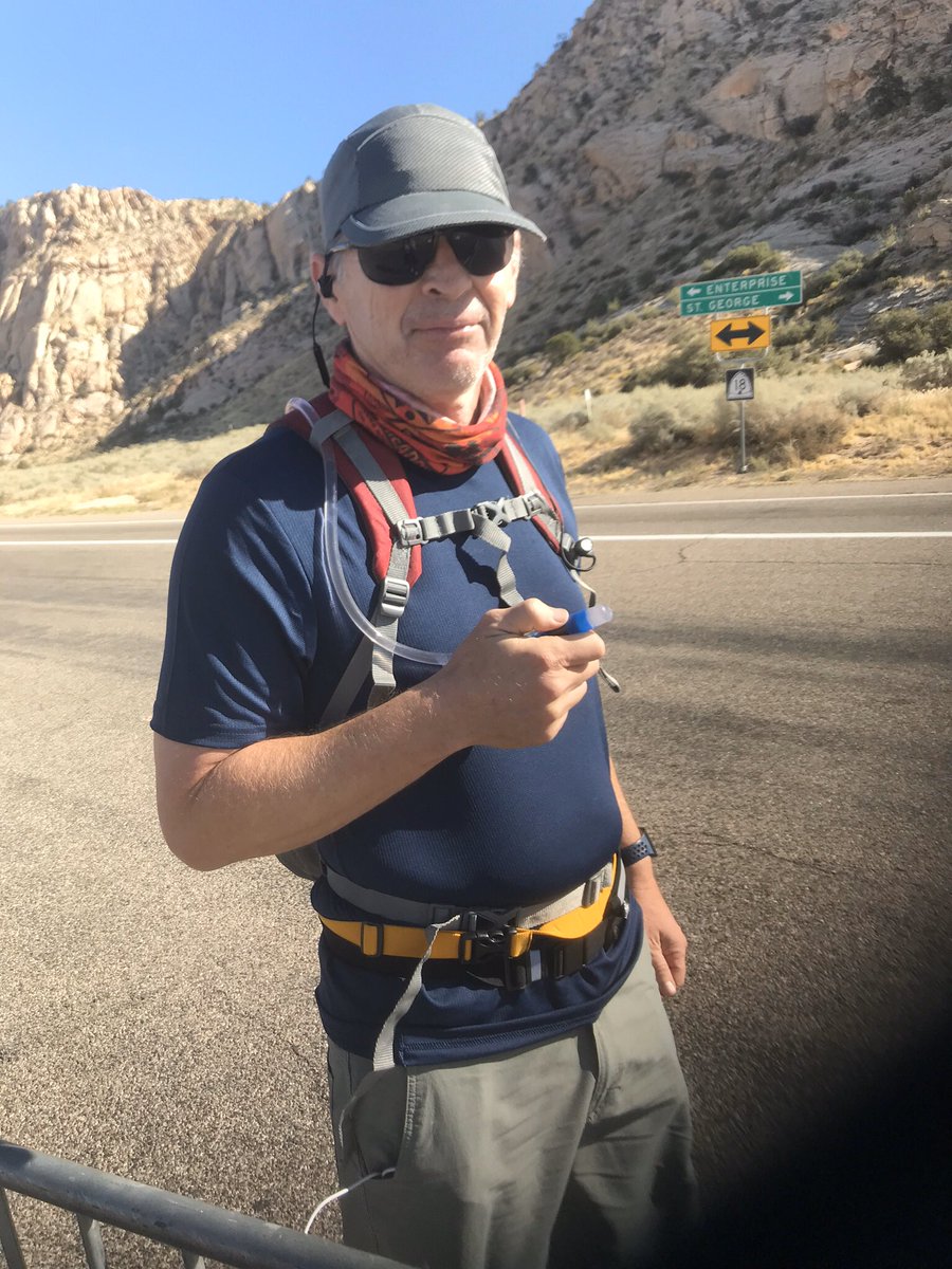 purmston1's tweet photo. I spent the day with the slow and injured, the Andrew Bernards- (“I’ve walked two marathons. I’m pretty sure I can handle a 5k.”), the octogenarians(hopefully someday), in a place where the shuttle drivers look deep into your eyes, ready to offer you a ride with humble pie. 1/2 https://t.co/hCiMAA1ttk