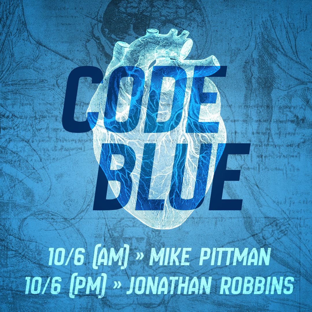 collide_church's tweet image. Our "Code Blue" series kicks off this Sunday! 🚨🔵 Mike Pittman, Church Planting Team Leader for @ncbaptist will be speaking at our morning services. In addition, Jonathan Robbins, Lead Pastor of @TheSummitNC will be joining us for a 5pm service at the Alpha &amp;amp; Omega Corn Maze.