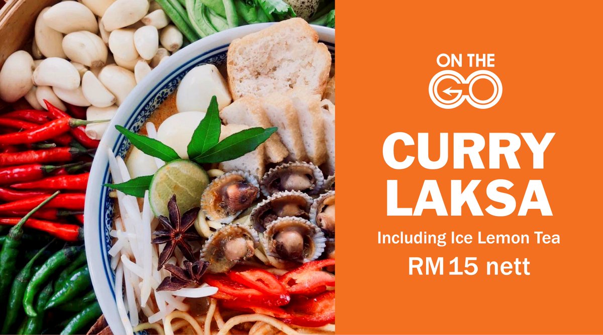 Come and grab the best Curry Laksa in town, only at RM 15 nett including ice lemon tea at On The Go, Traders Hotel Kuala Lumpur
#TradersHotelKL #OnTheGo #PetronasTwinTowers #KualaLumpur #CurryLaksa