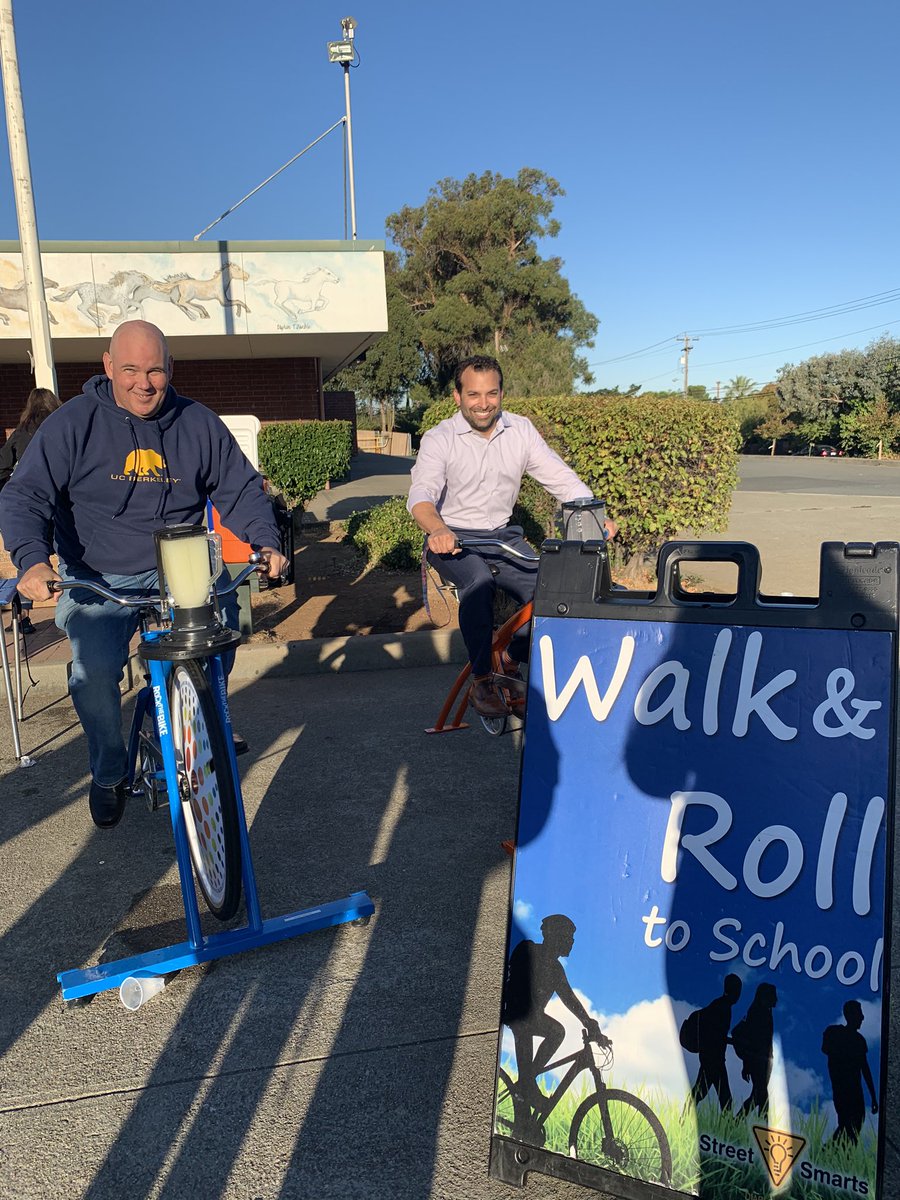 featherriverofc's tweet photo. Walk and roll to school! #Walkroll #CleanAir @phmustangs @phmustangpe I hear the smoothes were amazing! https://t.co/nC2RKfwctk