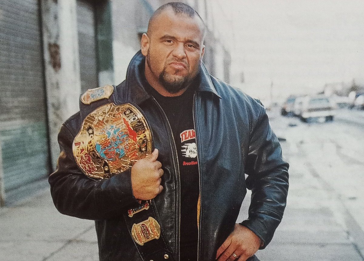 Rasslin' History 101 on Twitter: ""The Human Suplex Machine" Taz as the ECW World Heavyweight Champion back in 1999.… "