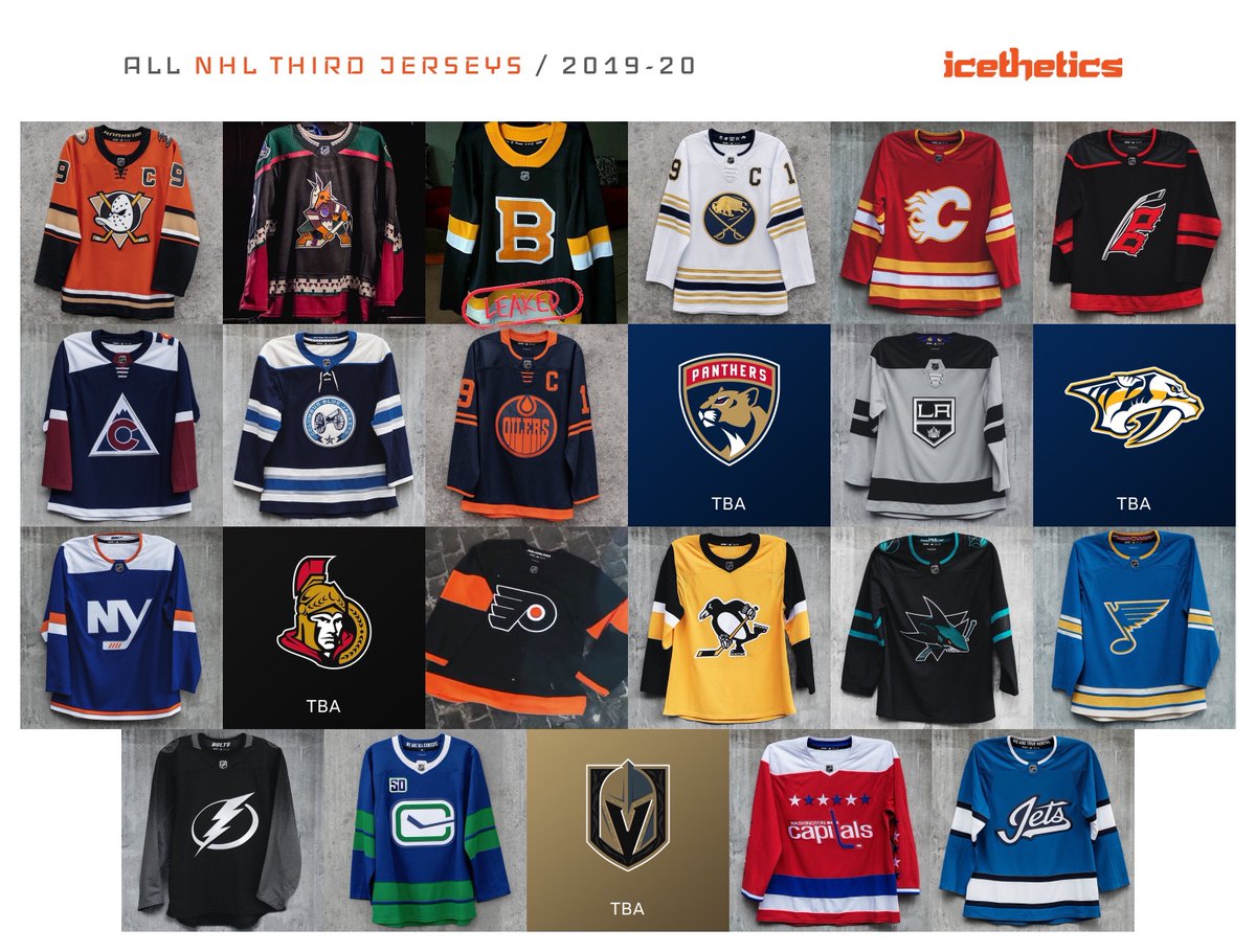 all nhl alternate jerseys