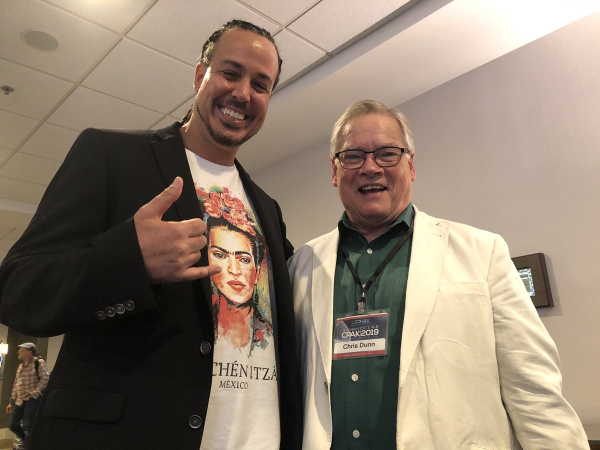 Anyextee's tweet image. At @CPAK_2019 - Lots of laughs with the O.G. of #LostAncientTechnology in #Ancient #Egypt, Chris Dunn. Looking forward to his NEXT book. #CPAK2019