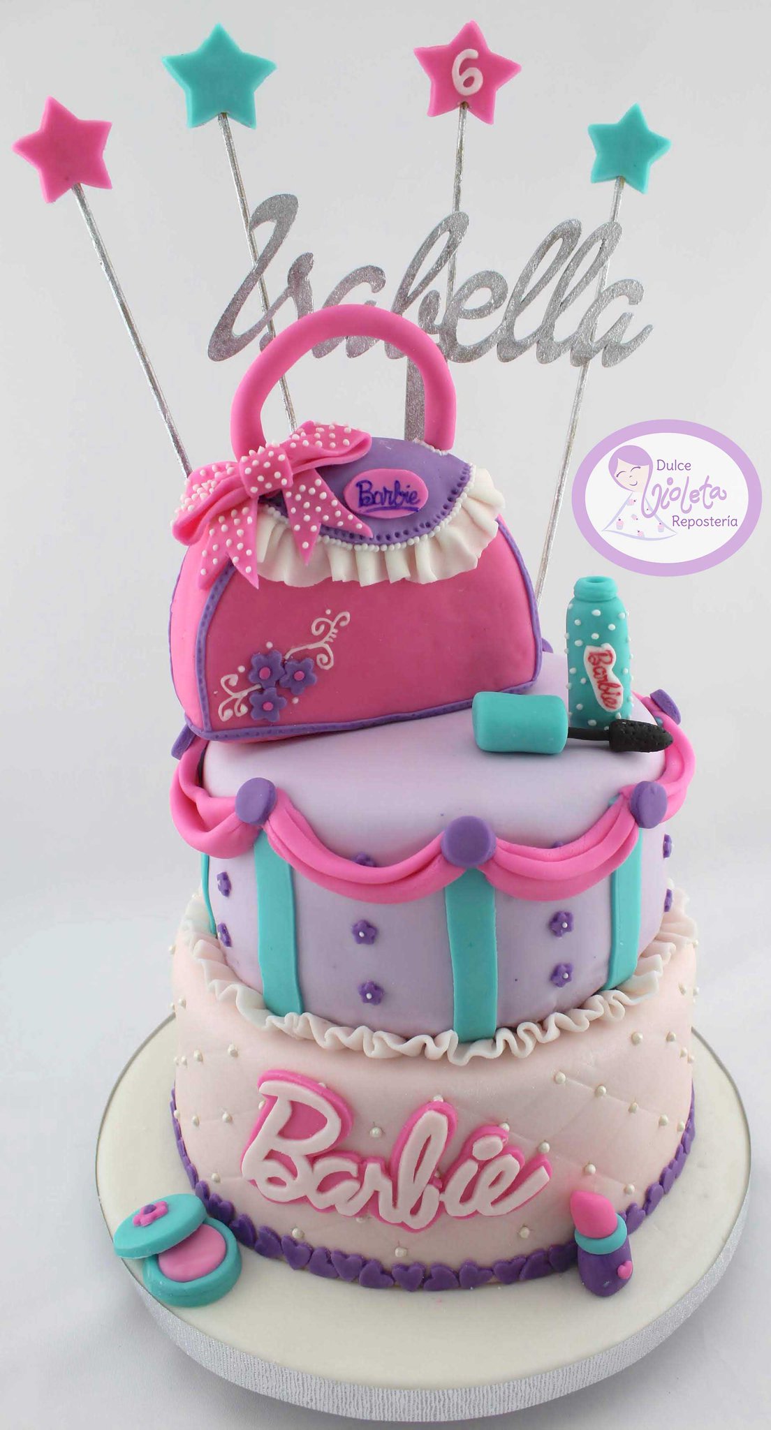 Torta barbie fondant sale