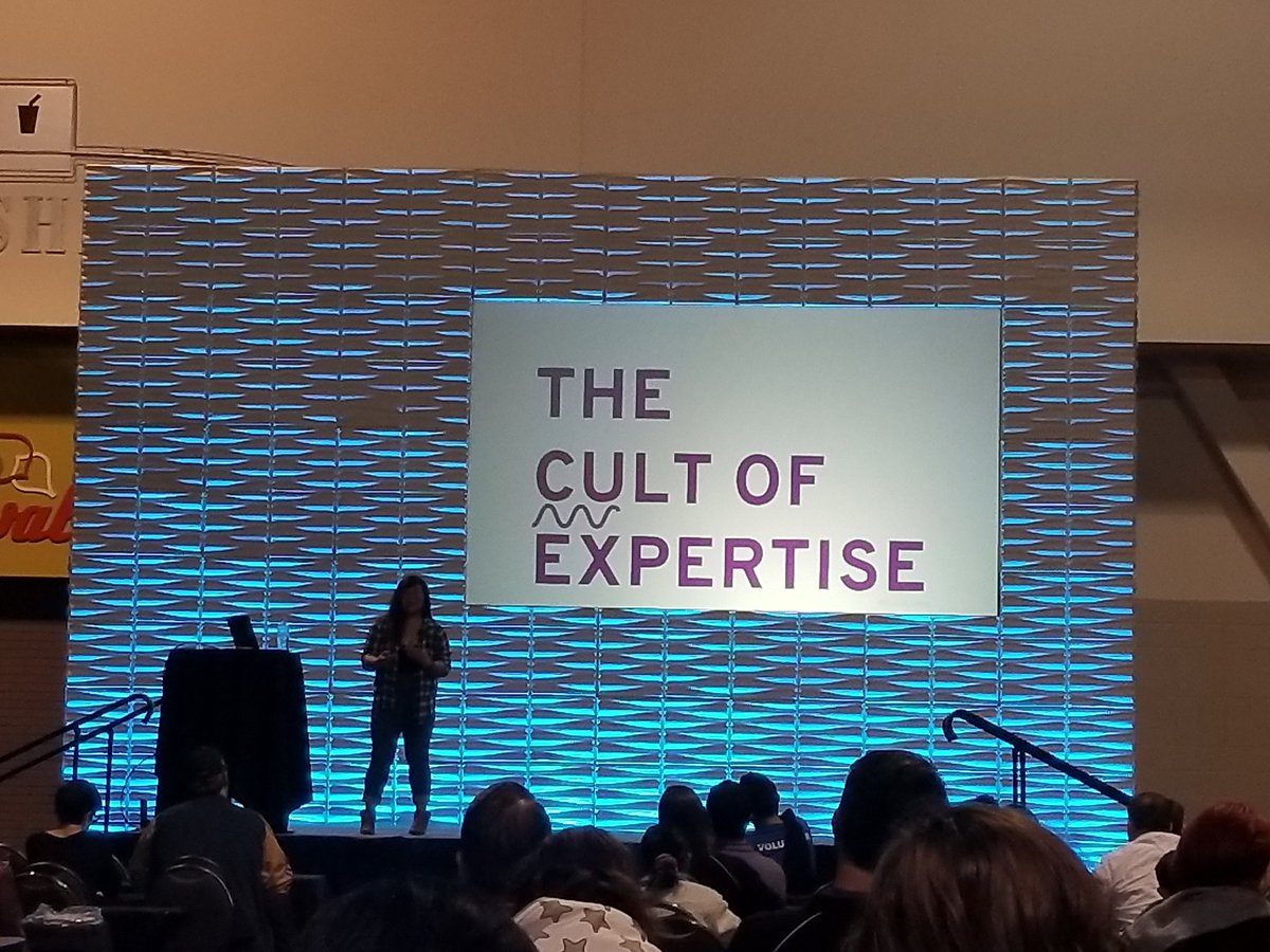 MeshyDB's tweet photo. The Cult of Expertise by @LetaCodes #FallX19 #mketech #meshydb https://t.co/6CWg4ZmiPT