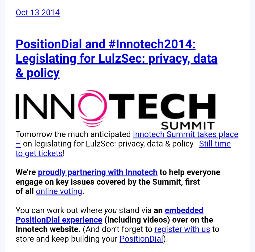 Jennifer Arcuri's InnoTech 2014 Summit partnered with PositionDial, a data processing, market research, AI and opinion polling company run by Mariam Cook.