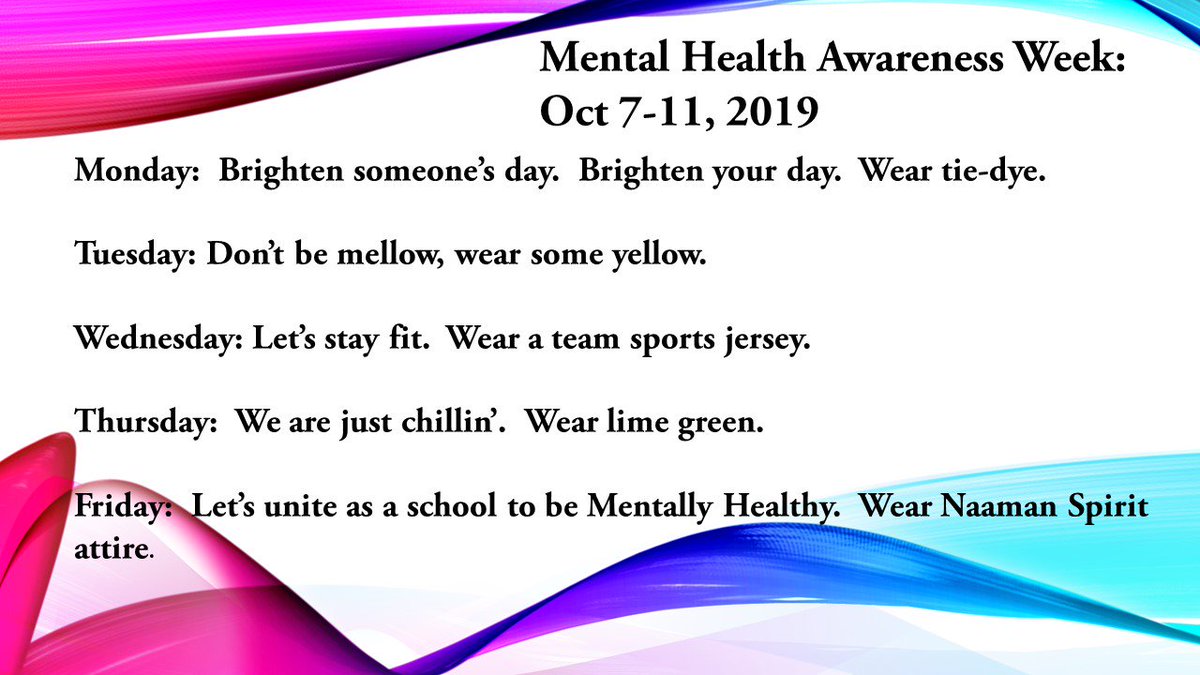 Nfhs_StuCo14's tweet photo. Focus on Mental Health. https://t.co/Gwz900DxcY