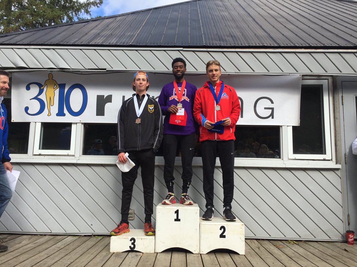 DonOlsonClassic's tweet photo. 🎉Congratulations to our male 5KM medalists.🎉
🥇Xavirr King
🥈Justin Jelaca
🥉Jack Lehto
#donolsonclassic @CaledonNews @CanadianRunning @athleticsont @AthleticsCanada @BethellHospice https://t.co/BStDnaow1B