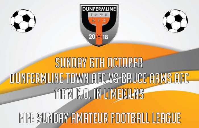 DunfermlineTAFC's tweet photo. Next fixture up for the Toon
🤝 - FSAFL League
🆚 - @brucearmsafc
📍 - Limekilns
⏰ - K.O 11am
📅 - 06/10/2019
#MONTHETOON @Scottish_AFF https://t.co/6Nv5Bng3nt