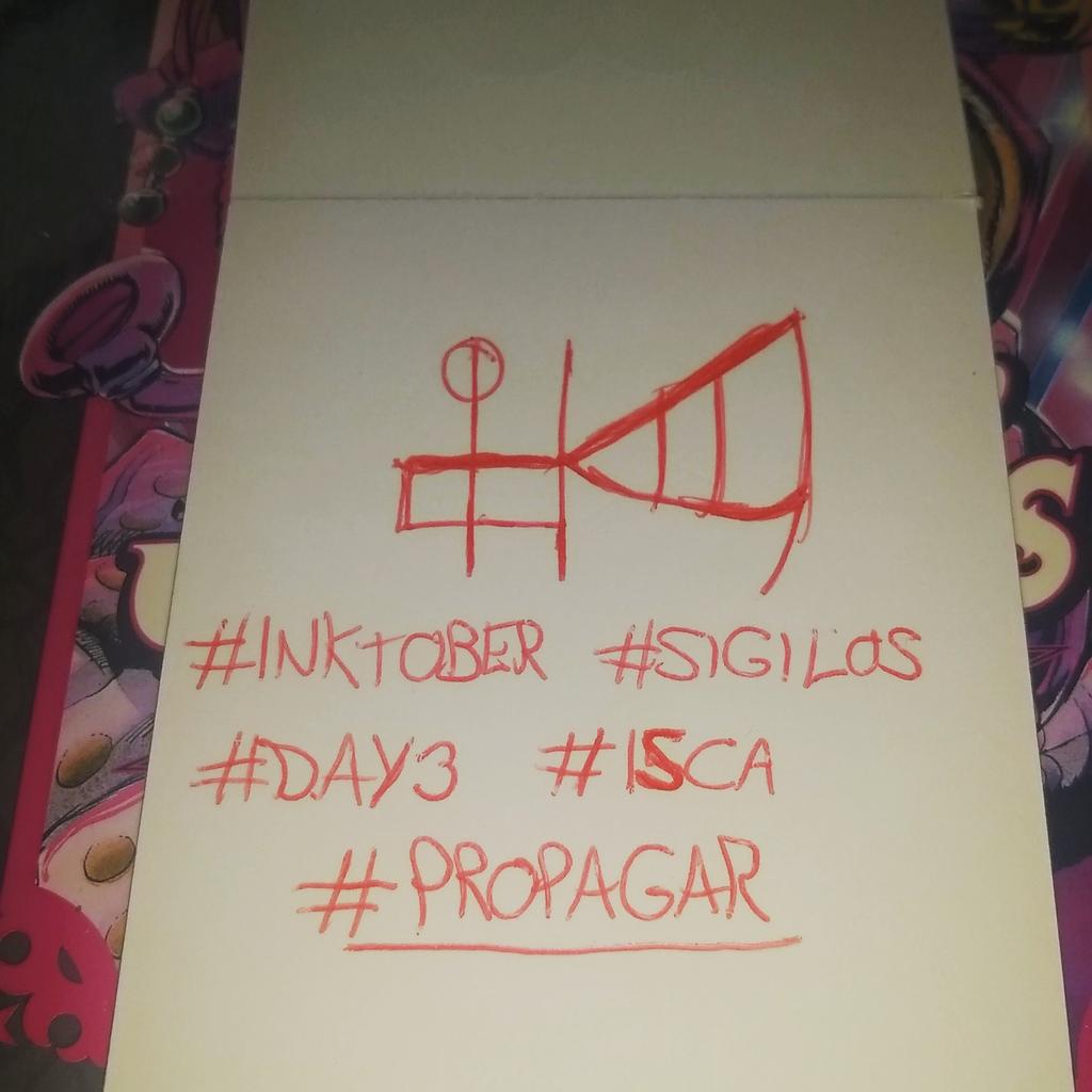 brisagrisa's tweet photo. Só pesca quem joga a #isca... #inktober #sigilomagico #day3 #propagar https://t.co/HJNzwZhf4s