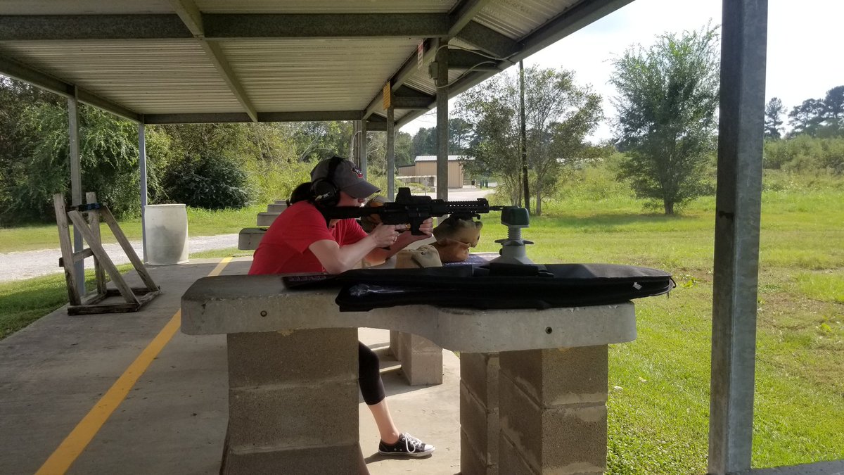 KLPopeTXAG's tweet photo. Broke in my new @QCRiverBandits hat at the gun range today 😍 https://t.co/9t0o947Phn