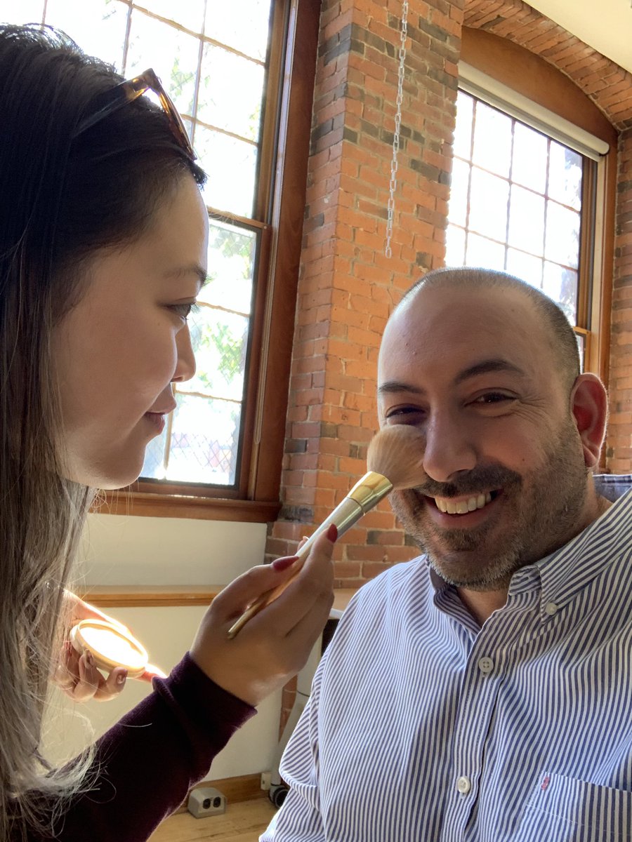 MatthewXJoseph's tweet photo. Was an honor to support @GAB__on as they take next step to release. Commercial shoot time. #FirstMakeup. @leobrehm @EricButash @SimplySuzy @BunceeBryan @mariearturi @basil_marin @ChristineBemis2 @HighlanderInst @MMARPS https://t.co/WaqU5dCJ1i