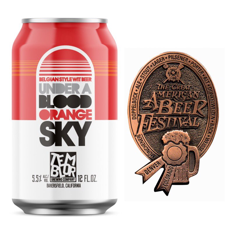 Temblor Brewing Co. (@temblorbrewing) on Twitter photo Under a Blood Orange Sky won bronze! <a href="/GABF/">Great American Beer Festival</a> $5 pints all day today! Under a Blood Orange Sky won bronze! <a href="/GABF/">Great American Beer Festival</a> $5 pints all day today!