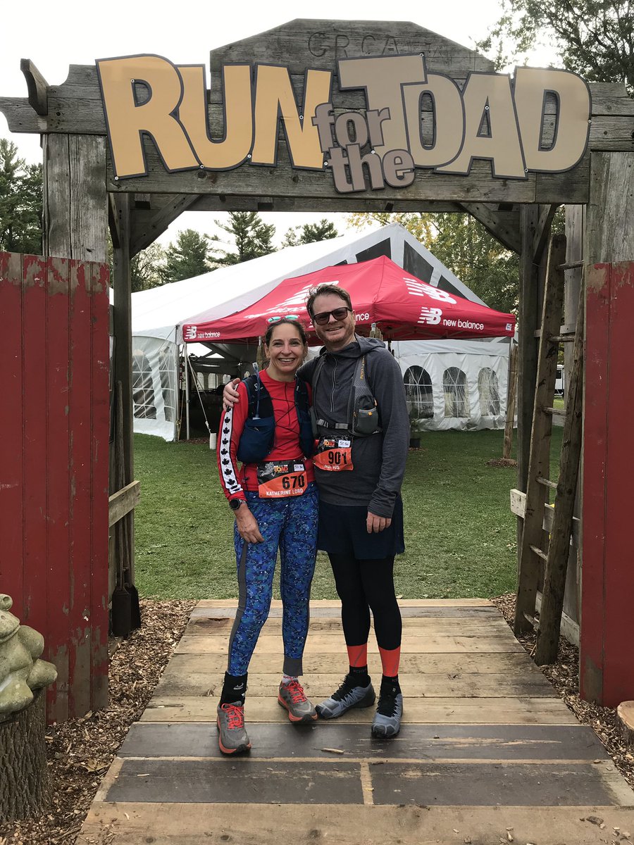 lordkatherine's tweet photo. Ok... got that out of my system .. finally got my first ultra done. #Runforthetoad 50k.. perfect day. Couldn’t have asked for better weather and company ( I convinced my hubby to do it too! ❤️🙏🌿🌲☀️🍃 https://t.co/Yhw2YtYvCD