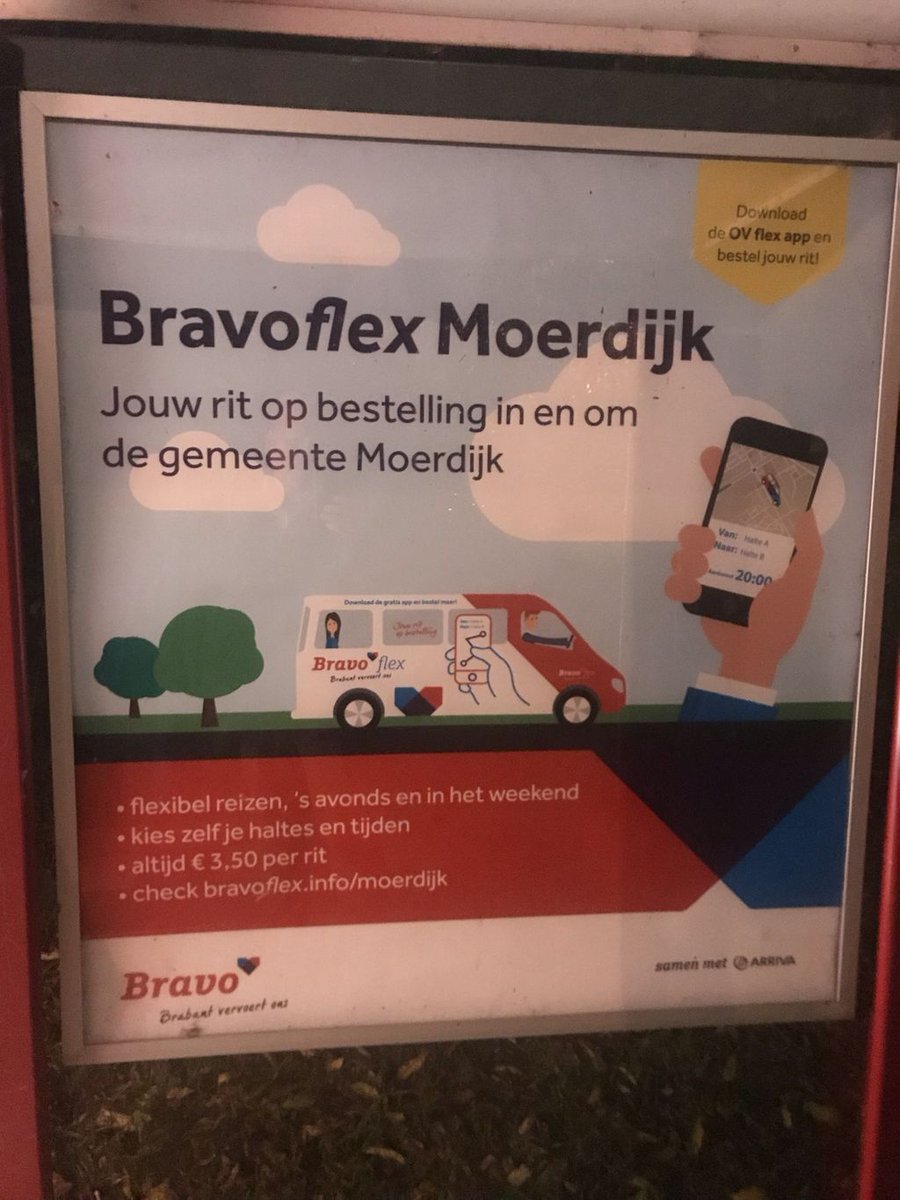 Vanavond eens met Bravoflex naar popmonument geweest in Willemstad. Mooi en gezellig muziekevenement gedurende de vestingstedendagen. Met Bravoflex kun je in de daluren voor EUR 3,50 van bushalte naar bushalte reizen. buff.ly/335sNYT