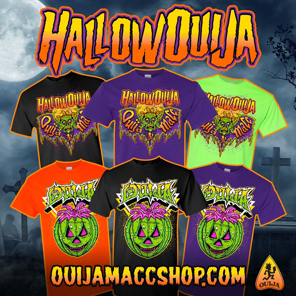 ouijv's tweet image. 💀🎃 Happy Hallowouija!!!! 🎃💀
now say it bacc!!

EXCLUSIVE HALLOWEEN PRINTS RUNNING FOR A LIMITED TIME!!!! GET UR HALLOWOUIJA RIGHT THIS YEAR WIT SOME LIMITED EDITION DRIP!! 🎉🎉🎉🎉

[ OuijaMaccShop.com ] has it all + more! Stop by &amp;amp; get Spooky, Scary.