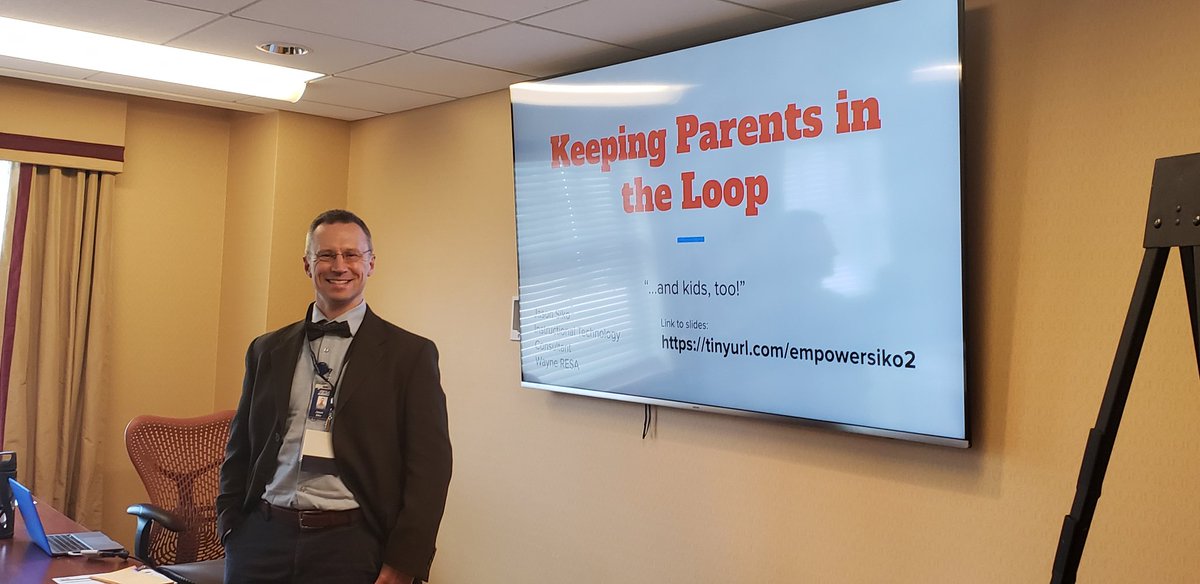 wagnerlearning's tweet photo. One of the newest members of the #WRESA family presents on keeping parents in the loop at the 2019 Empowerment Conference. #edtech #nextlevel2019 @WRESA_EdImprove @jasonsiko @AnupaminMI https://t.co/kGEpr38gV7