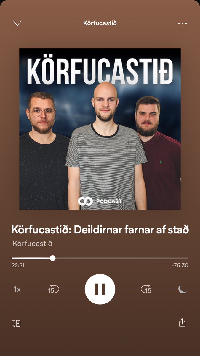 Nýr þáttur að detta inn á Spotify! Check it out! #korfubolti