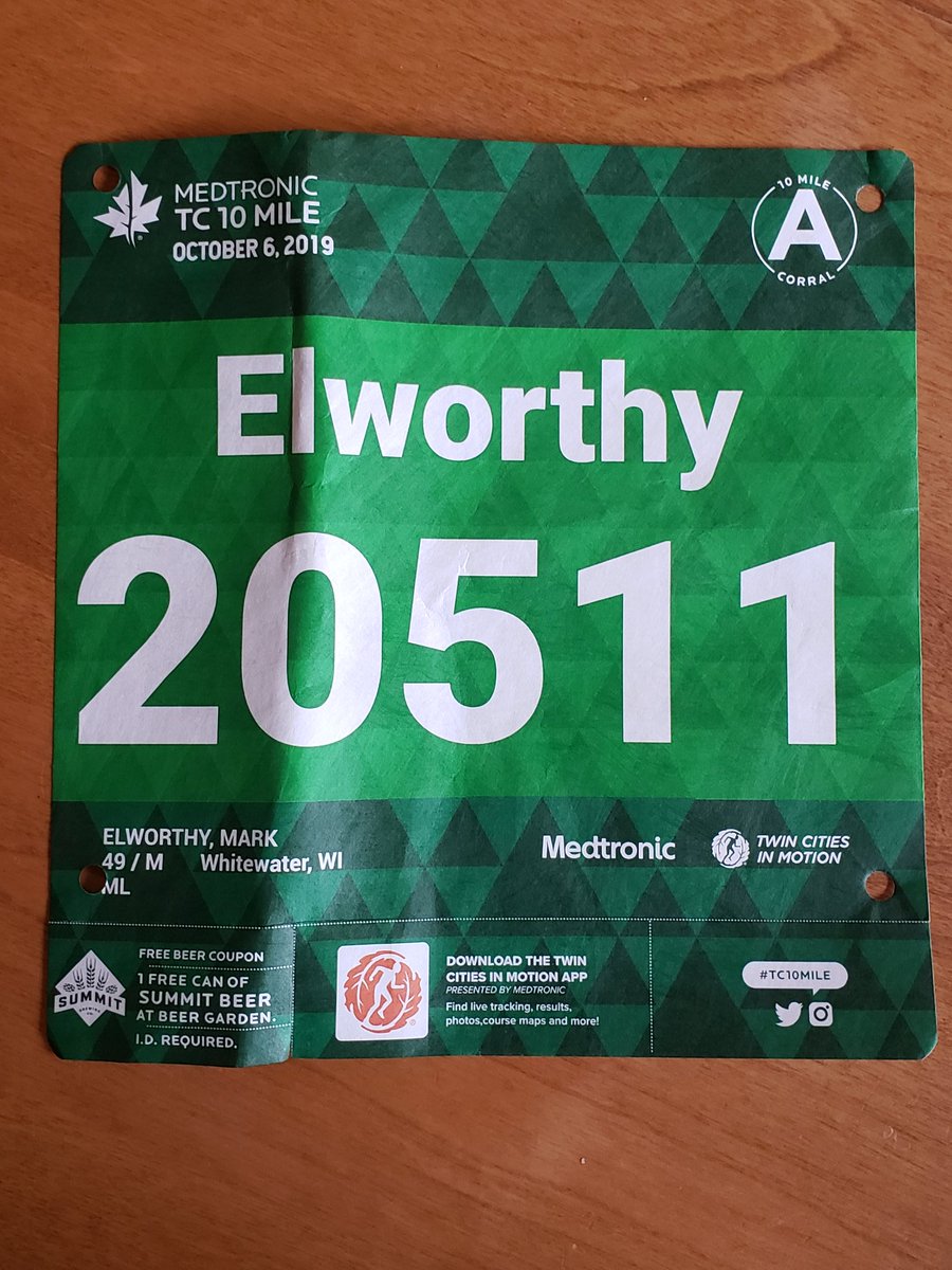 Gearing up for the Twin City 10 mile tomorrow.