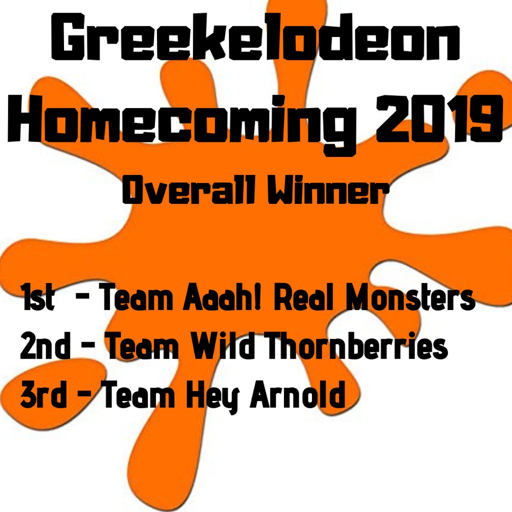 Congrats to our winners for Homecoming 2019!!!