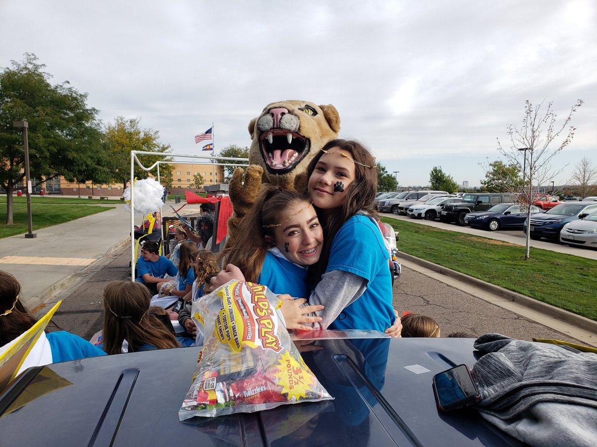WEB leaders represented at the HRHS homecoming parade! Go Cougars!! <a href="/CresthillMS/">CMS Cougars</a>