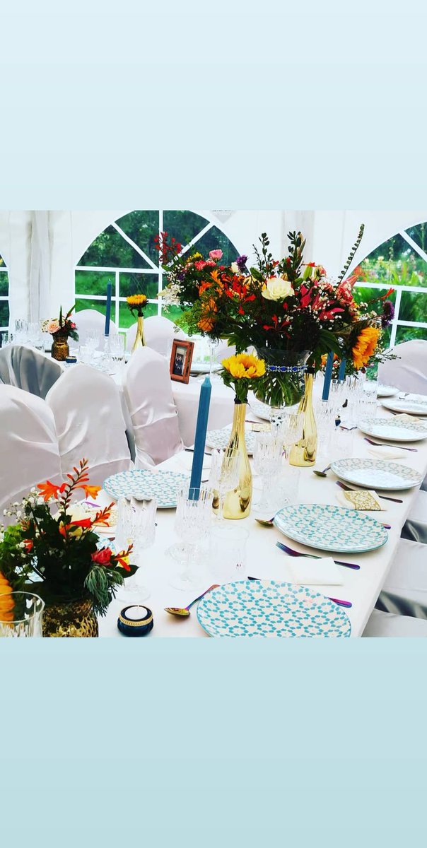 LiaQbell's tweet photo. Garden theme wedding in small marquee!! https://t.co/pVu0s36XNq