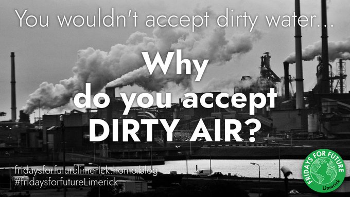 gurriersread's tweet photo. I think you hit the nail on the head there @Fridaysforfut18 (this graphic by Saoirse, thanks) #limerickagainstpollution @LAP_Limerick #Speakwithyourfeet #CleanAir #Limerick https://t.co/5L44tNjes6