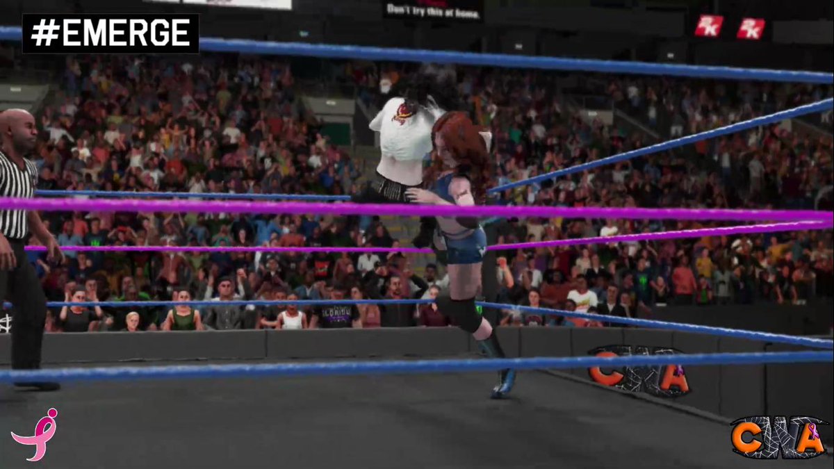 MaddyManhattan's tweet photo. Had quite the match tonight on @CWATalent1 #Emerge with someone I haven't faced in a while. Didn't want to go into #Destiny with a loss but it just wasn't my night. Looks like you win this one, @Canadiansiren . #NextTimeGadget https://t.co/CafZPVFO0y
