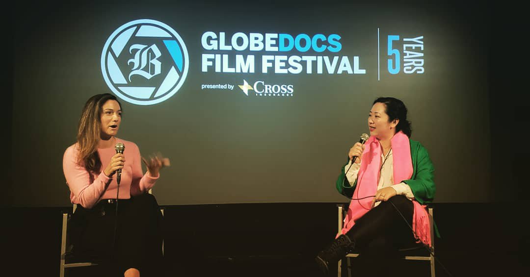 yuisrain's tweet image. Recap thread on last night&apos;s post @AWomansWorkDoc screening discussion @GlobeDocs w/ @BostonGlobe sports writer @NoraPrinciotti 💟💯🏈🎬 #globedocsff #awomansworkdoc #leveltheplayingfield 👇