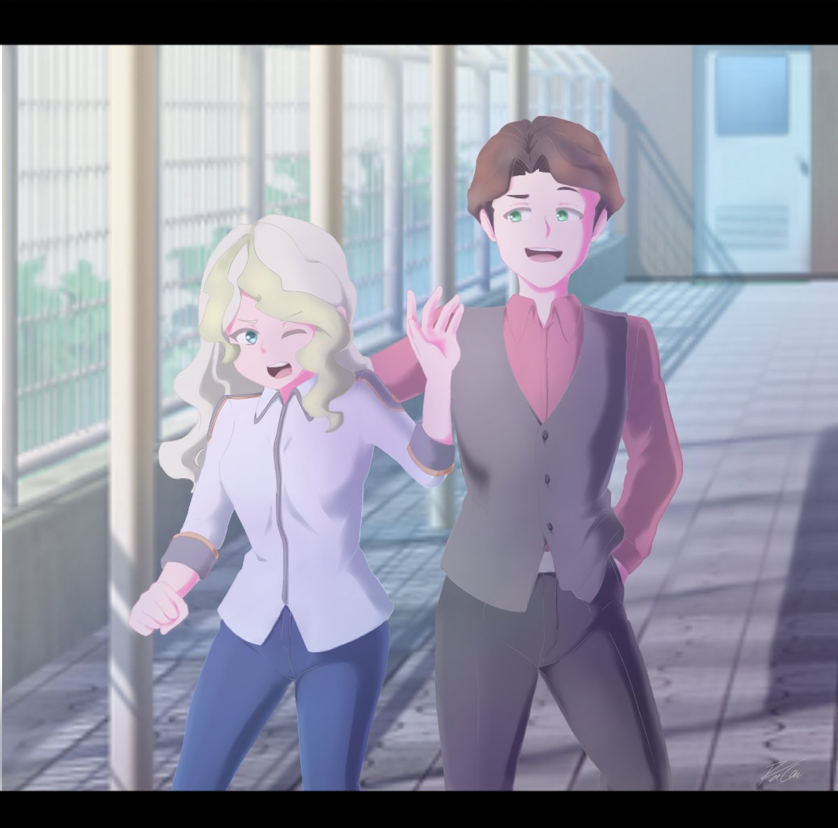 ReiCav97's tweet photo. He is like the annoying big brother that will embarrass you in front of your crush~ [Really like him in that role ]
#LWA_jp #akko_kagari #diana_cavendish #andrew_hanbridge #likeabroh https://t.co/UTEyOG82TG