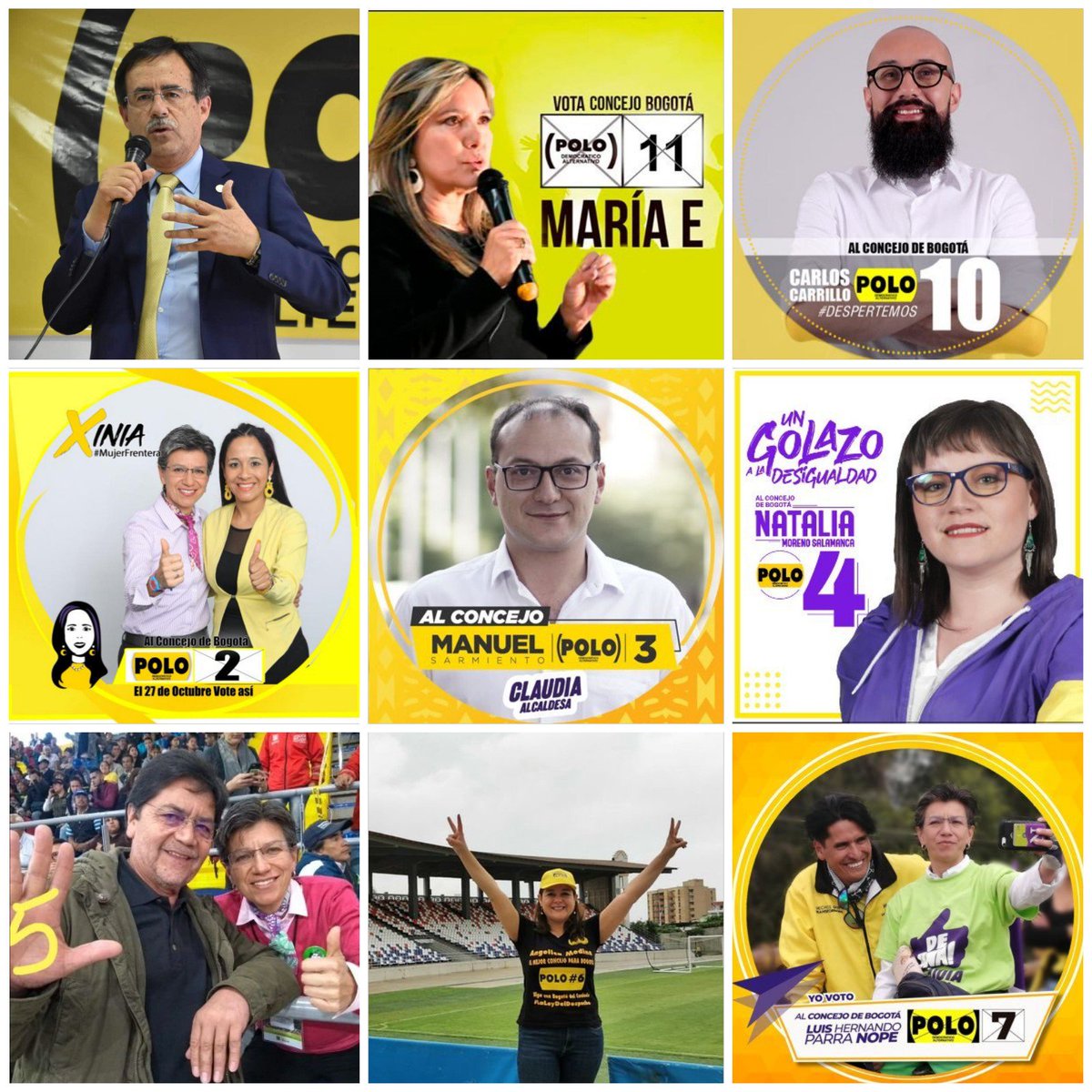 SergioFerG's tweet photo. Sin duda, la del POLO es la mejor lista al Concejo de Bogotá.
Aquí les dejo algunos nombres.
Juzguen ustedes👇
Celio Nieves, María E Botero, Carlos Carrillo, Xinia Navarro, Manuel Sarmiento, Natalia Moreno, Álvaro Argote, Angélica Medina, Luis Hernando Parra... Y faltan más. https://t.co/uAWJaOKwLF