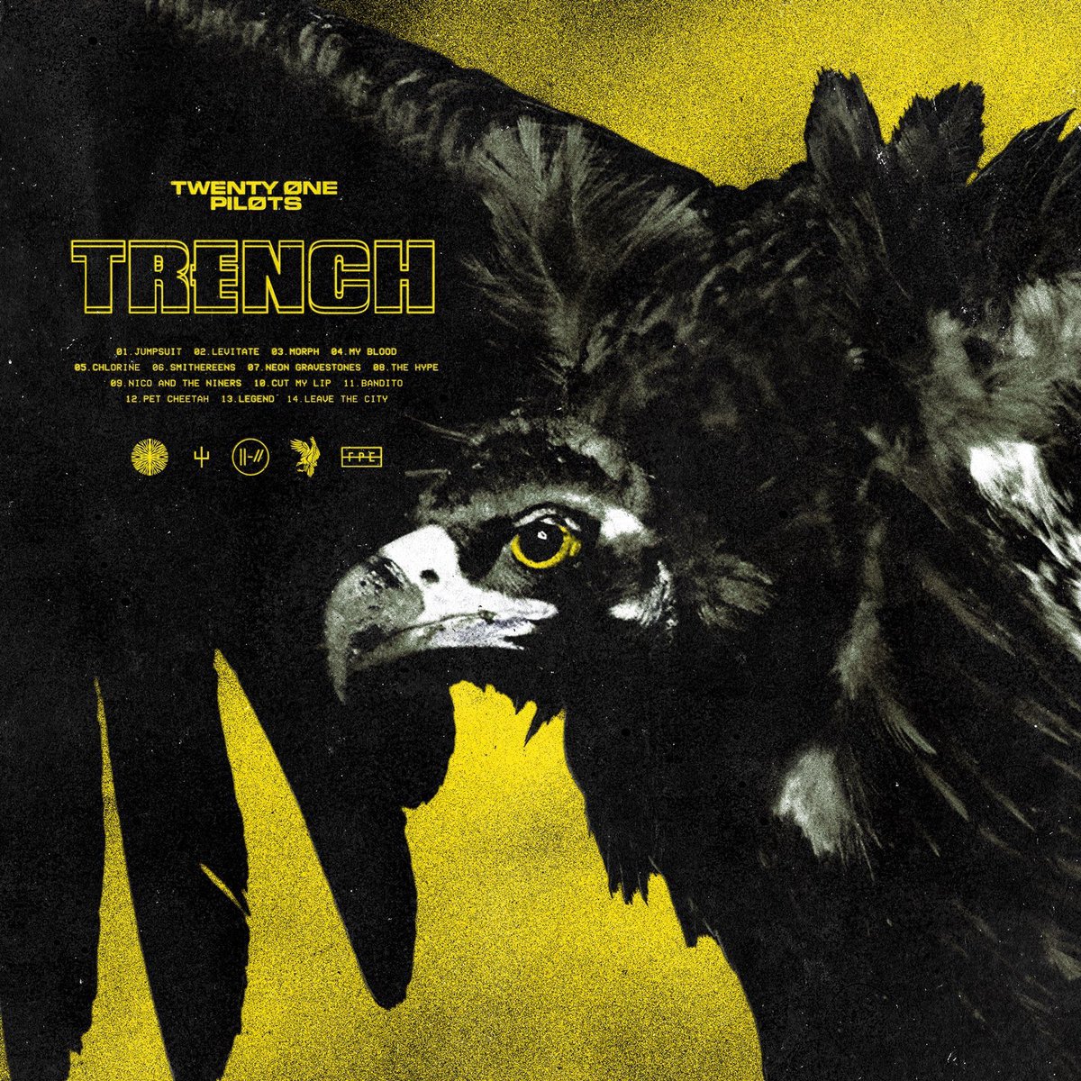 PopCrave's tweet photo. A year ago today, @TwentyOnePilots released their fifth studio album, ‘Trench.’ 

The concept album explored themes of mental health, doubt and suicide. It debuted at #2 on the Billboard 200 with 175,000 total units (135k in pure sales) and went on to get certified Gold by RIAA. https://t.co/2Uc2C39KYZ