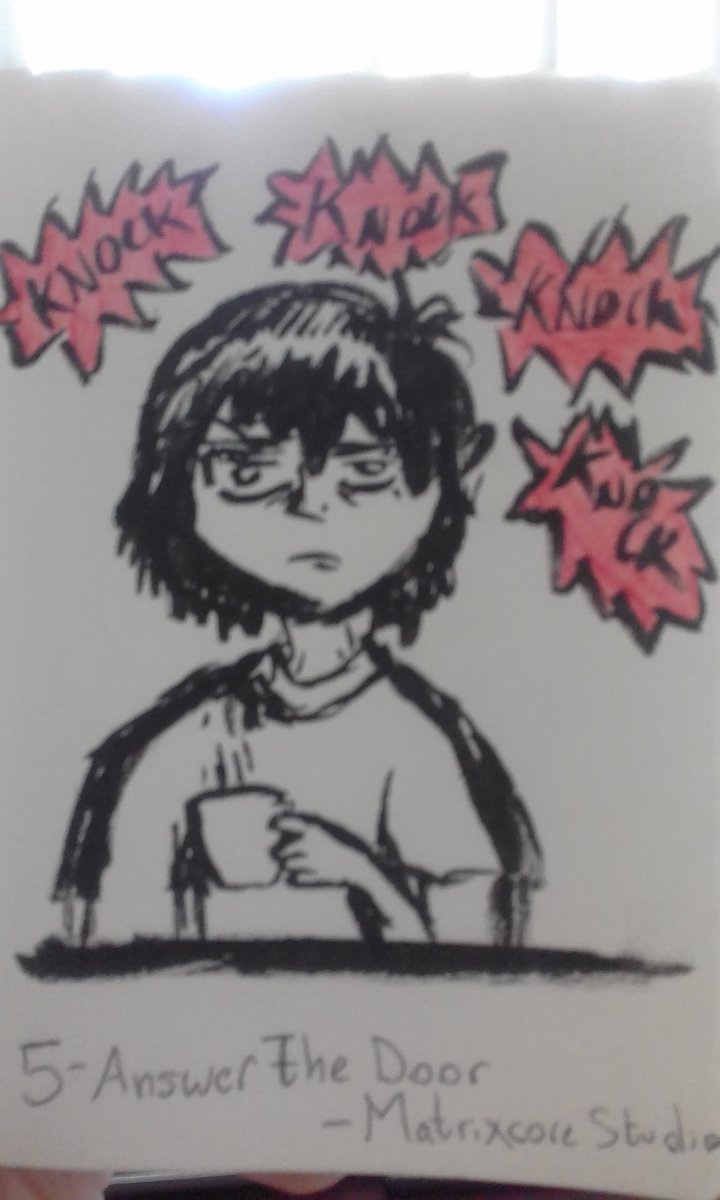 BenovskyGuerren's tweet photo. When you can't draw the character you designed.
Day 5: Answer The Door - Matrixcore studio
#Inktober2019 #VideojuegosMexicanos #AnswerTheDoor #MatrixCoreStudio https://t.co/m7AT30ZbM4