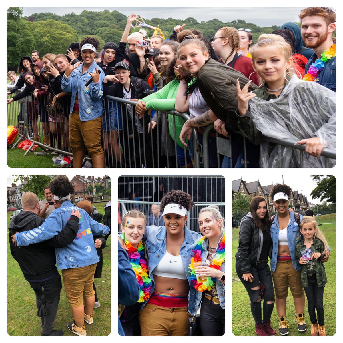 One of my highlights this summer &amp; my career this year has been performing in the U.K. At <a href="/pride_in_sheff/">Pride in Sheffield</a> 🌈 Such a dope experience!! Take me back!! #pride #England #Sheffield