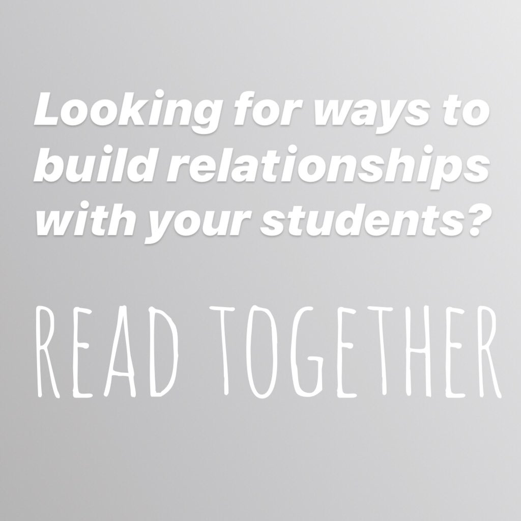 Read aloud time is my favorite time of the day with every age group that I’ve taught! Nothing is more bonding than experiencing a book together and the deep personal connections that are made through discussions on the characters!