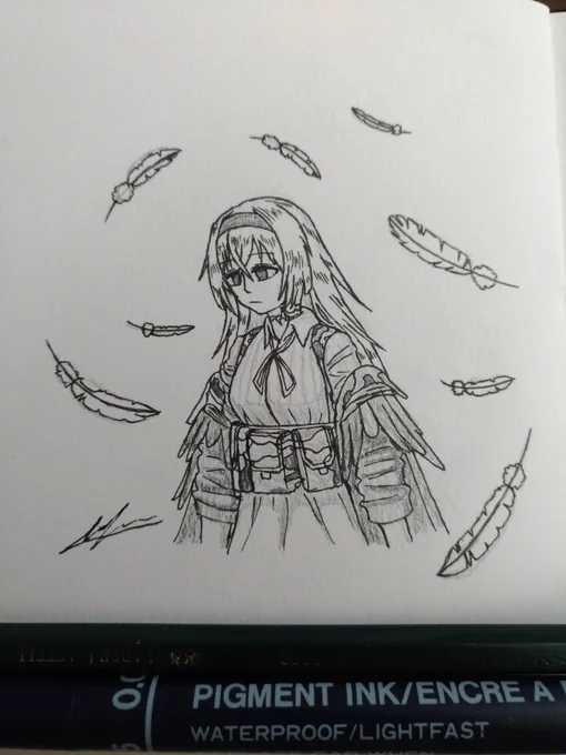 Inktober day 6 - Favorite HG

Thunder .50 bmg

#少女前線 #thunder 