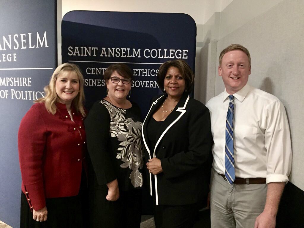 NHDems's tweet photo. Congratulations to Senator Levesque on her award at the @NAACP Freedom Fund Dinner this evening! Thank you, @Melanie4Senate, for all you do. #nhpolitics https://t.co/wlW4VZtJc3