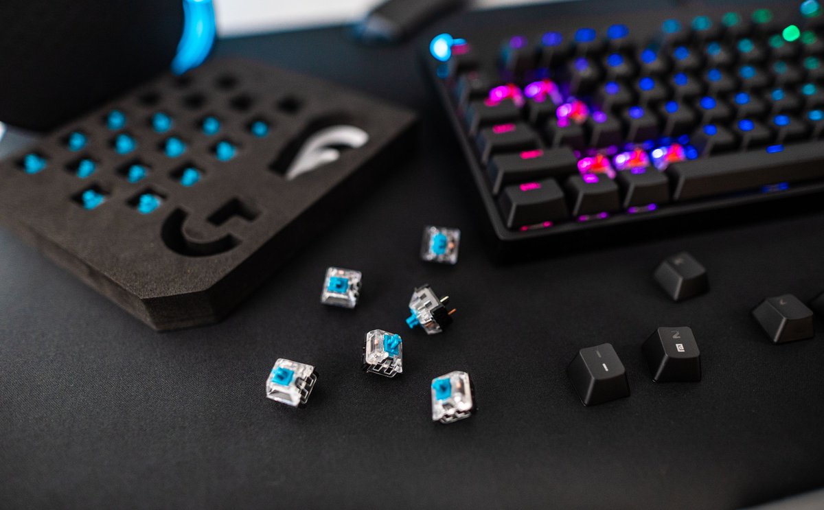 Logitech’s new mechanical keyboard lets you swap its switches as easily as keycaps