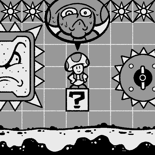 Day 5: Fine-tuning the difficulty. #Inktober2019 #Build #SuperMarioMaker2 