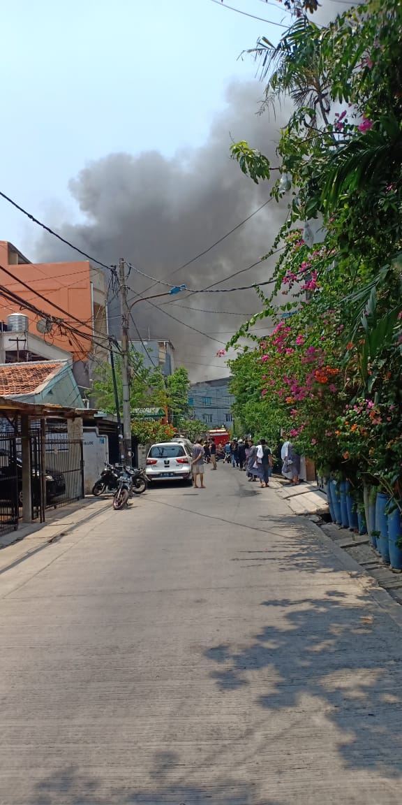 humasjakfire's tweet photo. #InfoKebakaran Minggu, 6 Oktober 2019 • Terima Berita 11.22 • Jl. Kebon Jeruk XI, Kel. Maphar, Kec. Taman Sari Jakarya Barat • Objek Rumah Tinggal • Pengerahan 18 Unit • Situsi Asap Tebal (Proses Pemadaman) https://t.co/mIPM3QqYbS