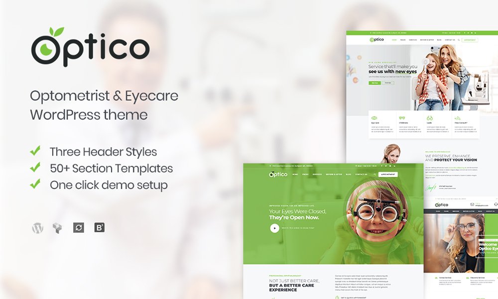 designnominees's tweet image. #Theme Of The Day 06 Oct 2019
Optico | Optometrist &amp;amp; Eyecare WordPress Theme
by ThemeStek @themeStek 
designnominees.com/themes/optico-…