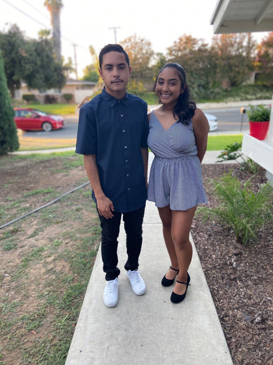 CindyVjusd's tweet photo. ...if I could just stop the hands of time. My little love bugs on their way to PHS homecoming. Both of you look stunning❤️! #gotitfromyourmama #alwaysmybabies 
#imtheluckyone❤️ https://t.co/l9lrrrrDNv