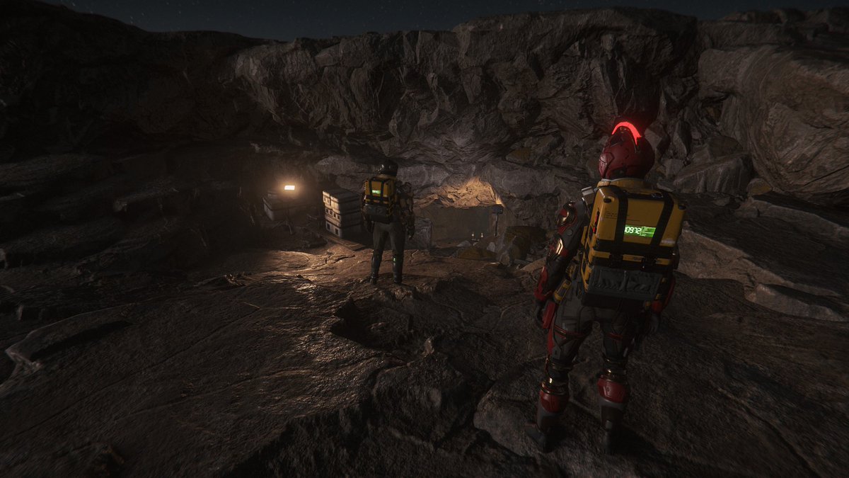ArieNeoSC's tweet photo. A dark adventure begins!

We found some really nice Citizens down the way. And got scared pretty bad with the amazing sounds and explosions that occur inside the huge caves.

Beautiful work in 3.7 PTU.

#StarCitizen @RobertsSpaceInd https://t.co/PtwlFzhP17