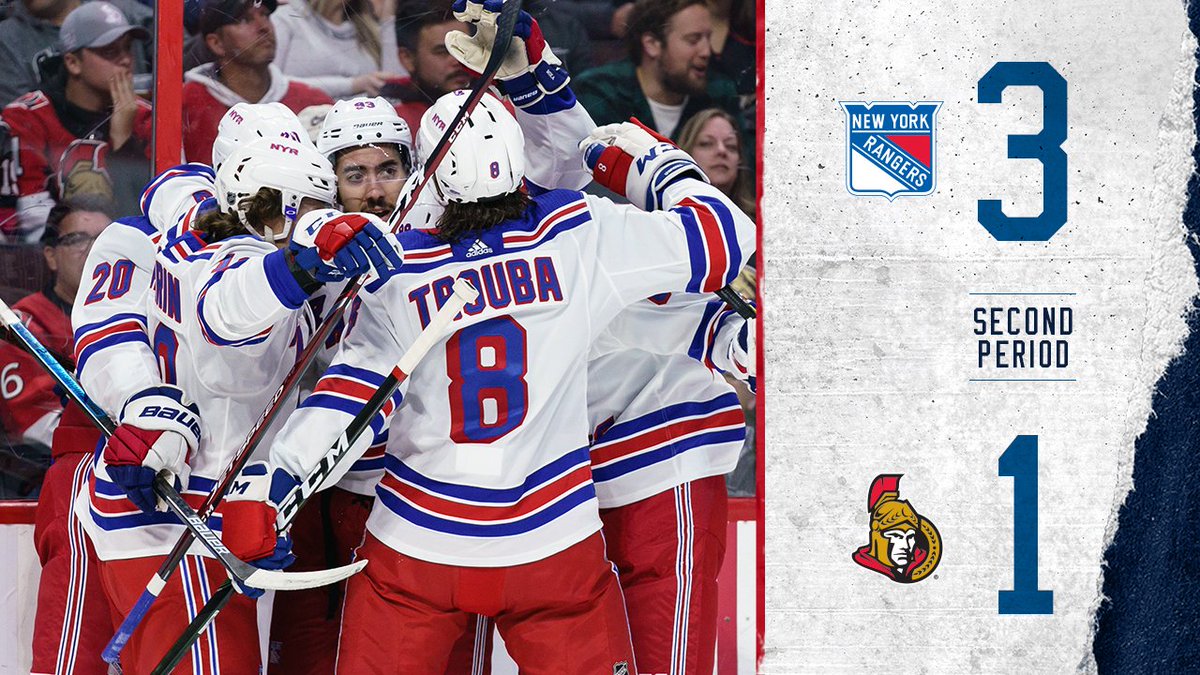 NYRangers's tweet photo. The Mika show. https://t.co/dPxwYUI70j