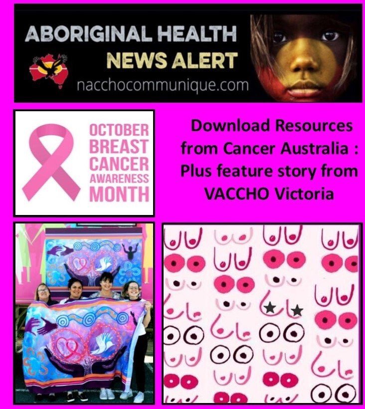 NACCHOAustralia's tweet photo. In case you missed our TOP 4 Aboriginal Health posts this week 

1.@LindaBurneyMP #Ulurustatement speech 
2.@amapresident #aidaconf2019 speech 
3.@VACCHO_org #BreastCancerAwarenessMonth 
4.Coalition of Peaks #closingthegap #HaveYourSayCTG 

Read here https://t.co/esgkpN1eVa https://t.co/bqScLAL87K