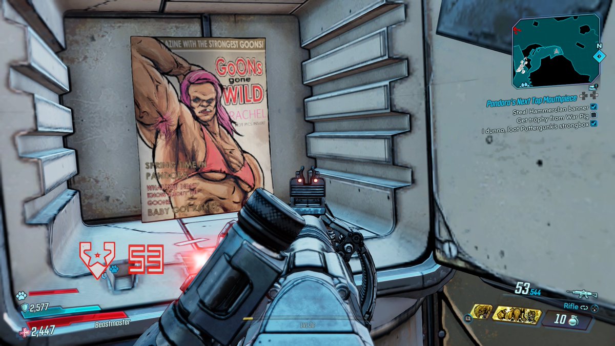 capone214's tweet photo. Rachel hot pics inside #Borderlands3 #PS4share https://t.co/whz74qD3fM