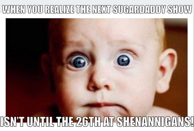 SugarDaddyBand's tweet photo. Sleep tight Sugars, it’ll be a Spooktacular show @ShenanigansSF on October 26th!! https://t.co/I1QlCm26sI