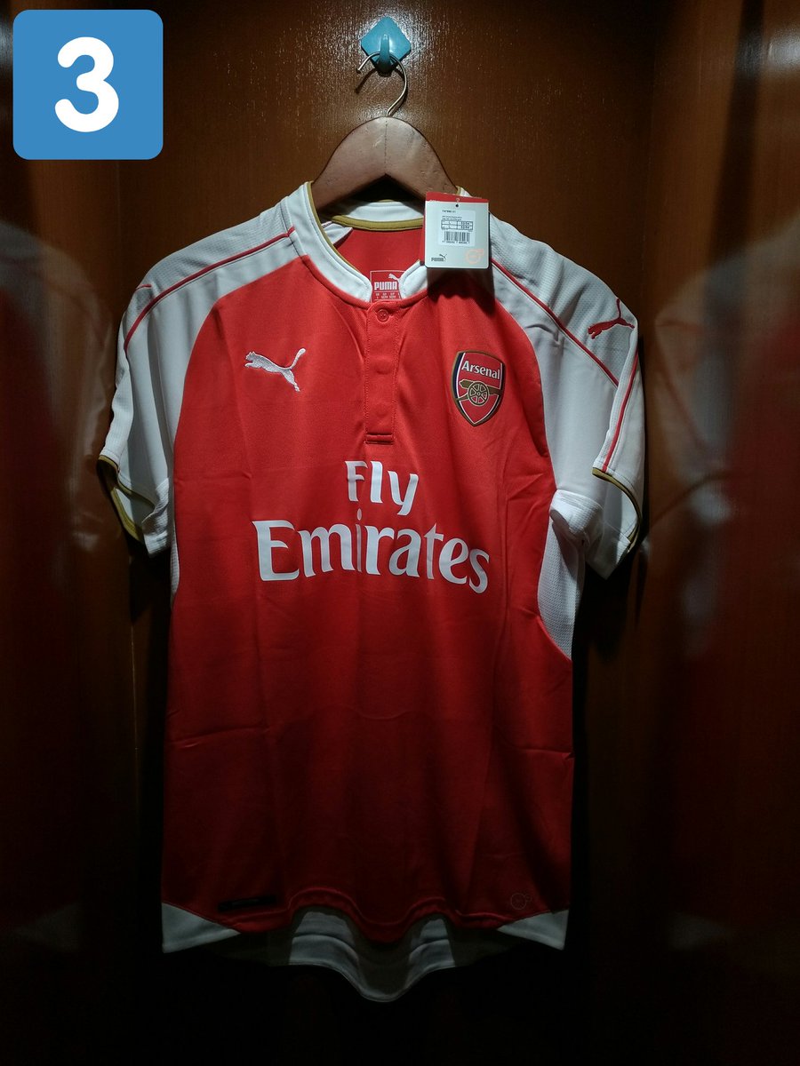 FWDfootballshop's tweet photo. Update #LelangFFS 15:00

#FFS1 BNWT Arsenal Home 2012/14 S : 210rb
#FFS2 BNWT Arsenal Home 2014/15 S : 120rb
#FFS3 BNWT Arsenal Home 2015/16 L : 260rb
#FFS4 BNWT Arsenal Home 2016/17 S : 110rb

Sundul gaan...🆙

https://t.co/XrqLuaYHHZ